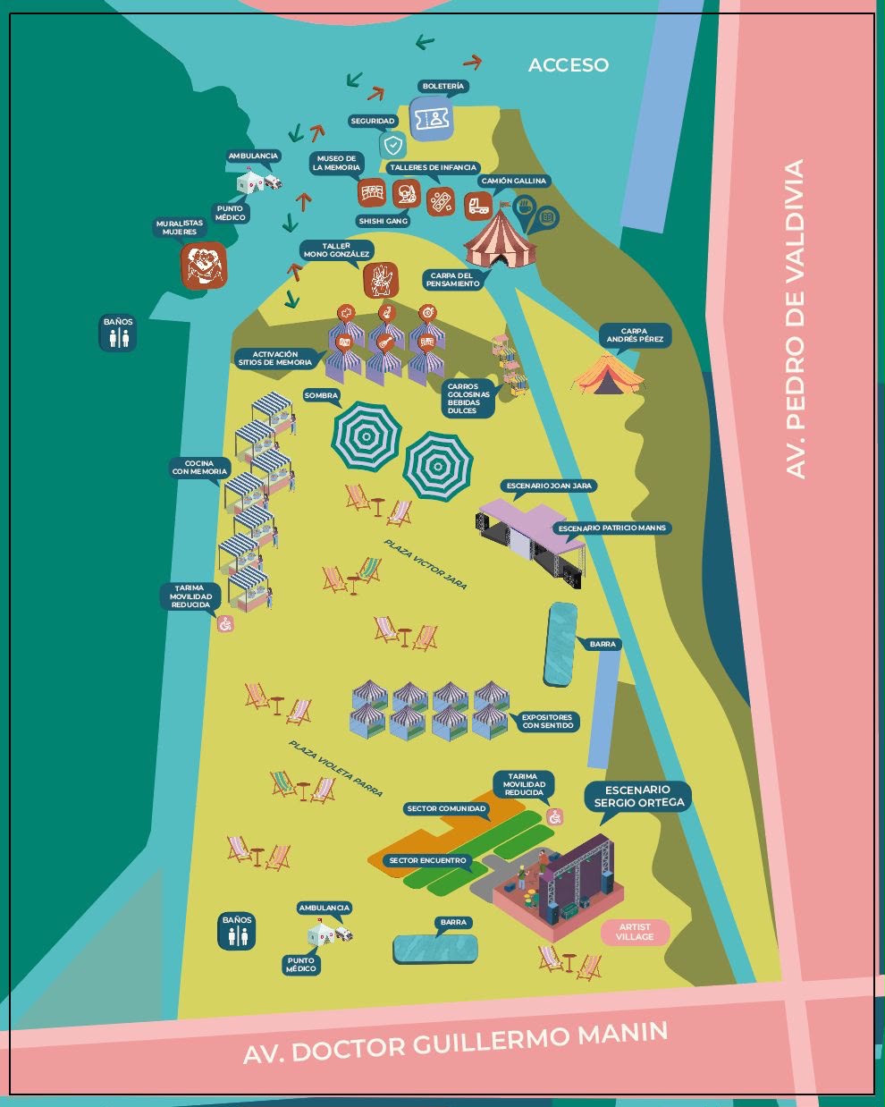 Mapa de Festival Muda